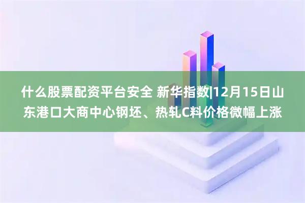 什么股票配资平台安全 新华指数|12月15日山东港口大商中心钢坯、热轧C料价格微幅上涨
